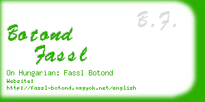 botond fassl business card